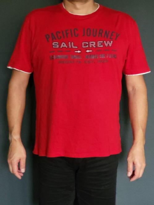 Mooi T-shirt met onderhemd uit de zeilwereld - Maat XL, Kleding | Heren, T-shirts, Zo goed als nieuw, Maat 56/58 (XL), Rood, Ophalen of Verzenden