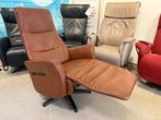 Relax fauteuil met kantel functie accu gratis bezorging, Verzenden, Nieuw, Leer