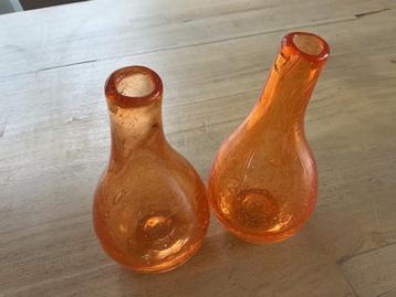 Dutz design vaasjes oranje beschikbaar voor biedingen
