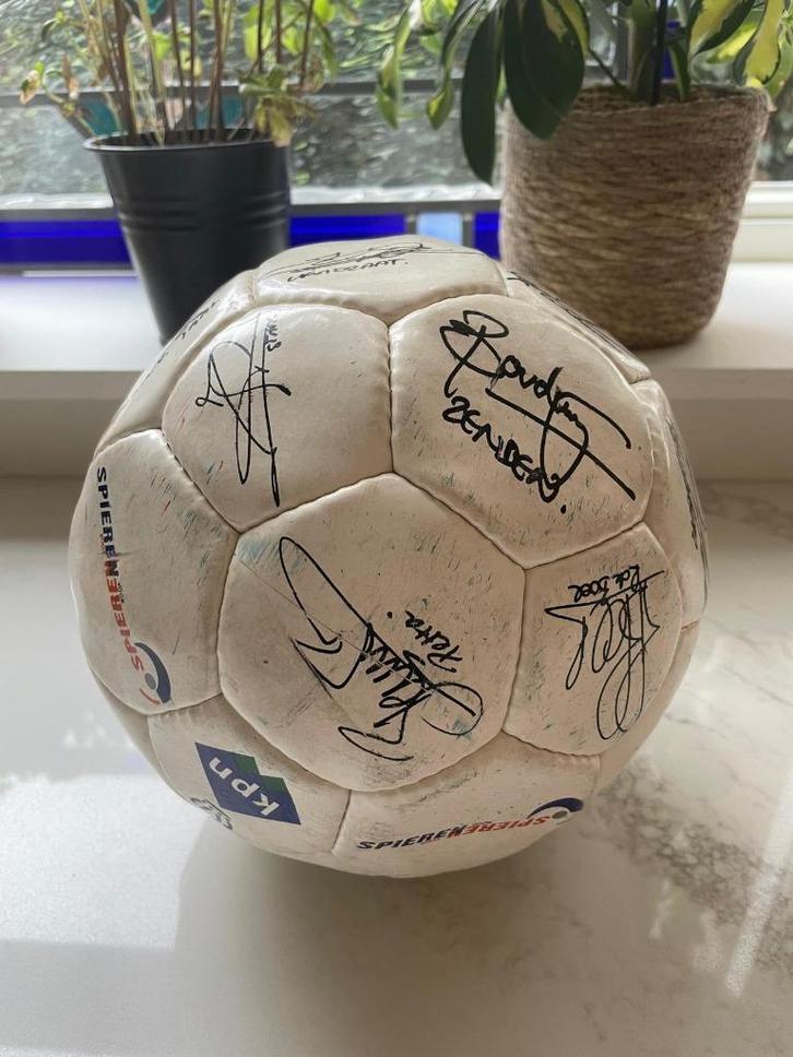 Voetbal handtekeningen Nederlands elftal 2000, Verzamelen, Sportartikelen en Voetbal, Zo goed als nieuw, Poster, Plaatje of Sticker