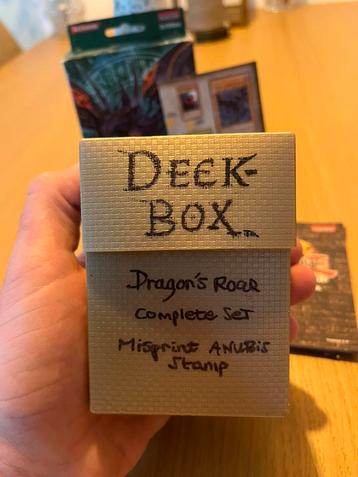 Yu-Gi-Oh - Dragon’s roar 1st heel misprint deck! beschikbaar voor biedingen