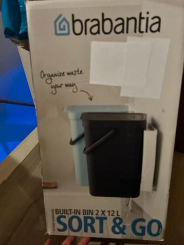 NIEUW! Brabantia dubbele afvalemmer inbouw beschikbaar voor biedingen