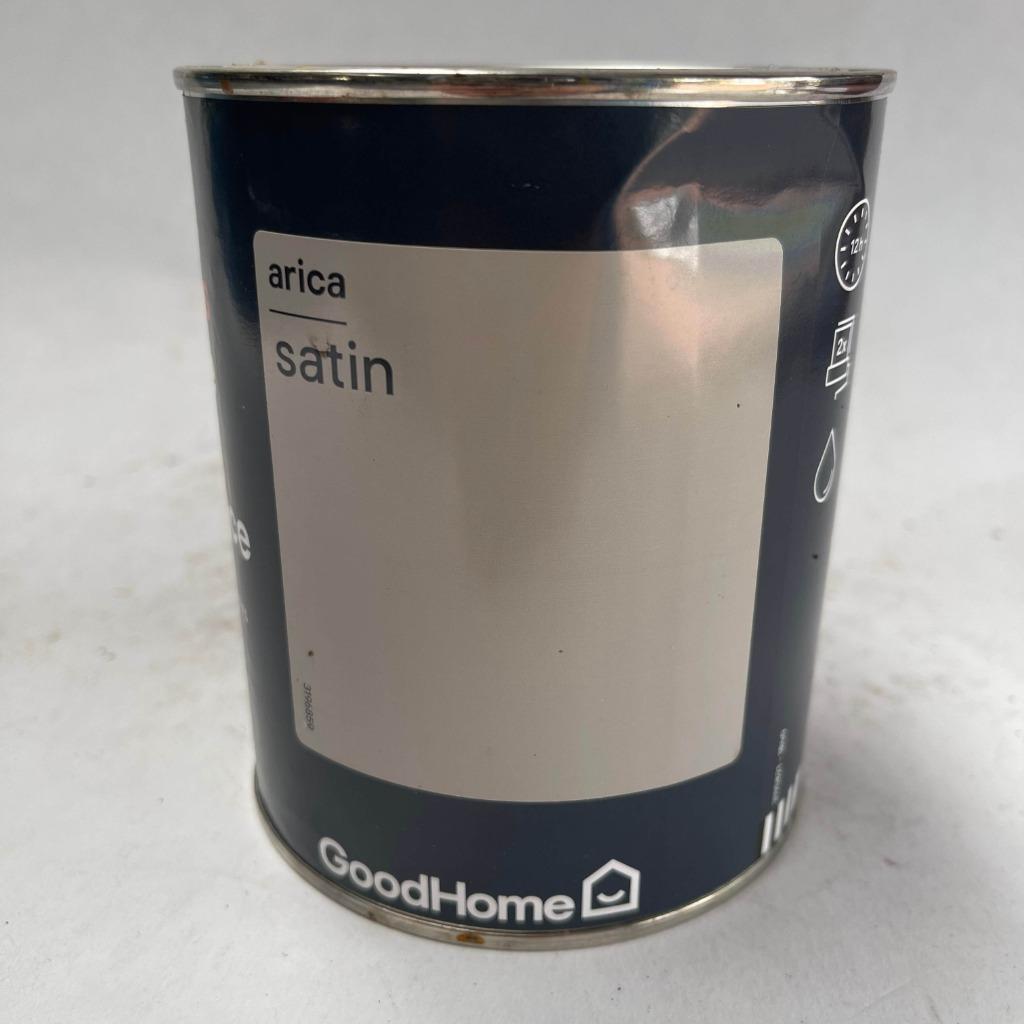 GoodHome Allround Verf Lak Arica Bruin Beige Zijdeglans 750m