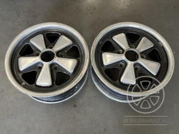 2x Fuchs 15 inch 6J  Origineel Porsche 5x130 15x6 beschikbaar voor biedingen