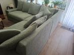 Groene Hoekbank - Stof, Ophalen, 250 tot 300 cm, Gebruikt, Hoekbank