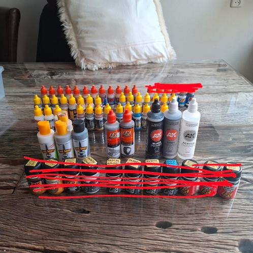 AK Ammo Mig verf washes filters primers set, Hobby en Vrije tijd, Modelbouw | Overige, Nieuw, Groter dan 1:32, Ophalen of Verzenden