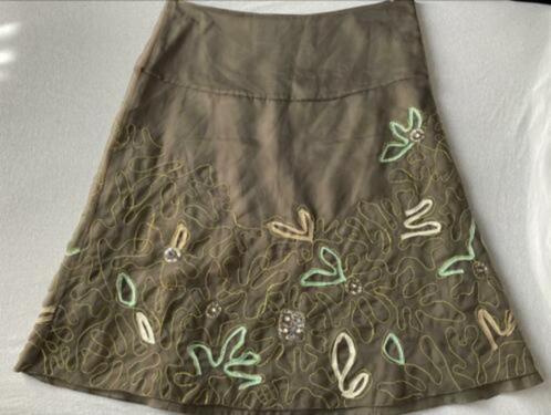 Rok van Just B maat 40/M, Kleding | Dames, Rokken, Zo goed als nieuw, Maat 38/40 (M), Overige kleuren, Knielengte, Ophalen of Verzenden