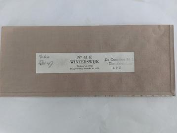 41E Stafkaart op linnen uit 1955 van Winterswijk en omgeving beschikbaar voor biedingen