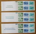 Suriname, 3 luchtpost postzegelboekjes, met telblok, Postzegels en Munten, Postzegels | Suriname, Verzenden, Postfris