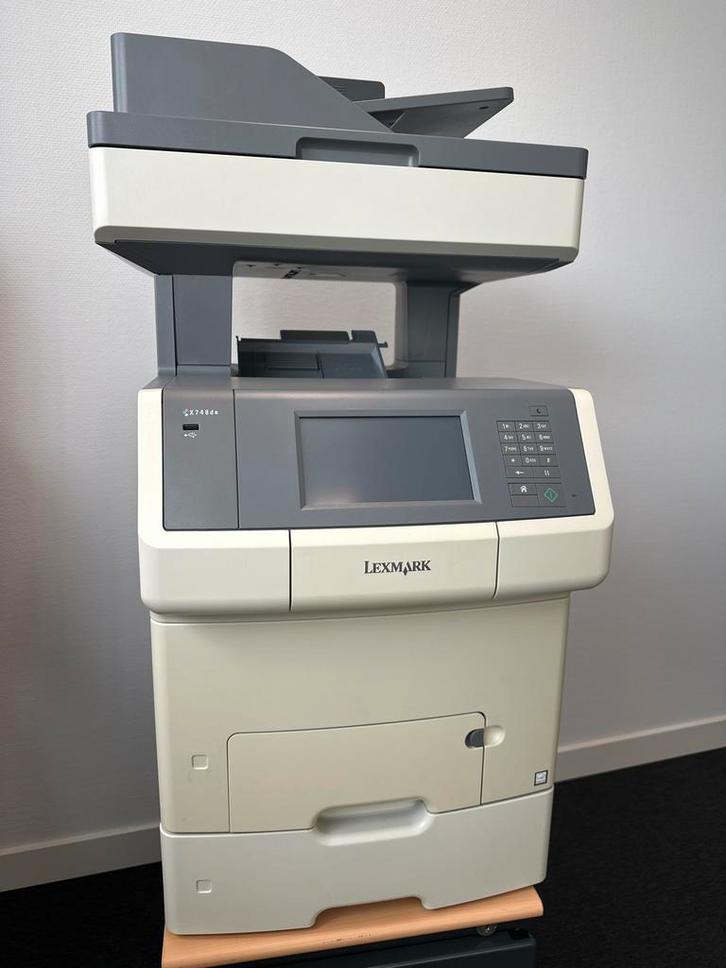 Lexmark X748de Kleurenlaserprinter All-in-One, Computers en Software, Printers, Gebruikt, All-in-one, Laserprinter, Kleur printen