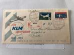 F.D.C. Nederland, KLM, 1959!, Postzegels en Munten, Brieven en Enveloppen | Nederland, Ophalen of Verzenden, Envelop