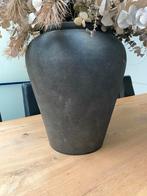 Grote Pot Vaas Grijs, Huis en Inrichting, Woonaccessoires | Vazen, Ophalen, Steen, 50 tot 75 cm, Zwart
