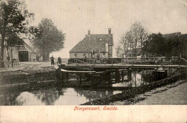 Smilde - Norgervaart, Verzamelen, Ansichtkaarten | Nederland, Gelopen, Noord-Brabant, Voor 1920, Ophalen of Verzenden