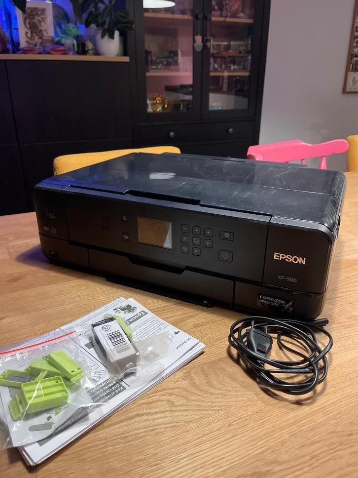 Epson printer XP-900, Computers en Software, Printers, Gebruikt, All-in-one, Inkjetprinter, Kleur printen, Kopieren, Scannen, Zwart-en-wit printen