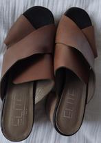 NIEUW Elite Paris Tangerine Cort. muiltjes met hak, maat 40, Bruin, Nieuw, Sandalen of Muiltjes, Elite
