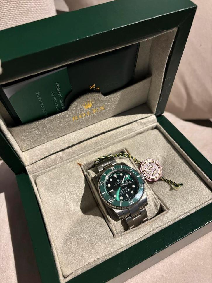 Rolex Submariner Hulk - Prachtstaat!, Sieraden, Tassen en Uiterlijk, Horloges | Heren, Nieuw, Polshorloge, Rolex, Staal, Ophalen of Verzenden