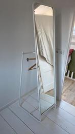 IKEA knapper spiegel wit, Huis en Inrichting, Woonaccessoires | Spiegels, Ophalen, Minder dan 50 cm, Gebruikt, 150 tot 200 cm