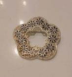 Vintage Broche met Bloemenpatroon, Overige materialen, 4 tot 7 cm, Gebruikt, Ophalen of Verzenden