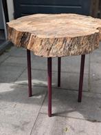 Boomstamtafels, Ophalen of Verzenden, Zo goed als nieuw, 75 cm of meer, Rechthoekig