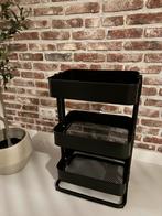 Ikea RÅSKOG Trolley / Opbergkastje, zwart (geen wieltjes), Ophalen, Zo goed als nieuw
