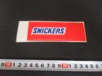 sticker SNICKERS, Ophalen, Zo goed als nieuw, Bedrijf of Vereniging
