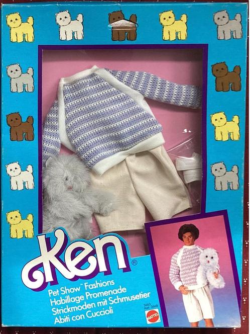 Barbie,Zeldzame 1986 Ken outfit Pet Show #3663 NRFB,OVP, Verzamelen, Poppen, Nieuw, Fashion Doll, Ophalen