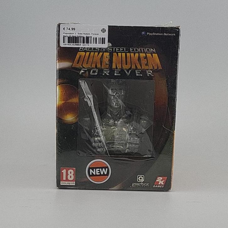 Playstation 3 Duke Nukem: Forever Balls Of Steel Edition | N, Spelcomputers en Games, Spelcomputers | Sony PlayStation 3, Nieuw