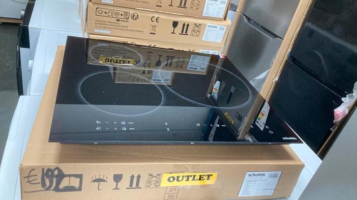 Inductie kookplaat, Witgoed en Apparatuur, Kookplaten, Nieuw, Inbouw, Inductie, 4 kookzones, Ophalen