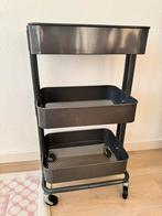 IKEA RÅSKOG trolley / keukentrolley – zwart, Ophalen of Verzenden, Zo goed als nieuw