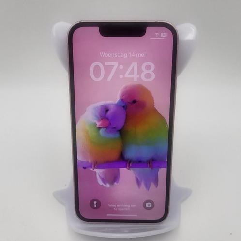 Apple iPhone 13 Mini 128GB Accu 100% Krasvrije Scherm Roze, Telecommunicatie, Mobiele telefoons | Apple iPhone, Zo goed als nieuw