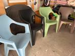 4 zgan tuinstoelen, Tuin en Terras, Tuinstoelen, Ophalen, Zo goed als nieuw