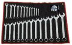 Zeer uitgebreide ring / steek sleutel set 26 delig