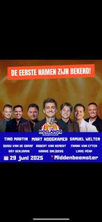 2 tickets hollands tent feest voor €25,00, Tickets en Kaartjes, Evenementen en Festivals, Twee personen