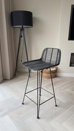 HKLiving Rattan Barkruk, Huis en Inrichting, Barkrukken, 2 krukken, Ophalen of Verzenden, Zo goed als nieuw, 60 tot 90 cm