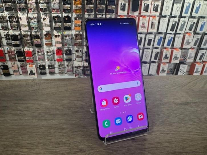 Samsung Galaxy S10 128GB Zwart - Garantie & Nieuwstaat, Telecommunicatie, Mobiele telefoons | Samsung, Zo goed als nieuw, Galaxy S10