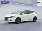 Nissan LEAF Tekna 40 kWh,alle opties, rondom zicht camera,ee, Gebruikt, 150 pk, Wit, Origineel Nederlands