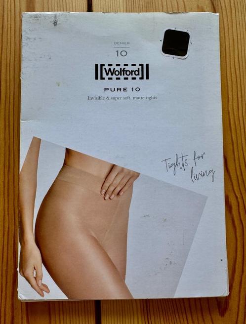 Wolford Pure 10 panty - Zwart – maat XS - Nieuw, Kleding | Dames, Leggings, Maillots en Panty's, Nieuw, Panty, Maat 36/38 (S)
