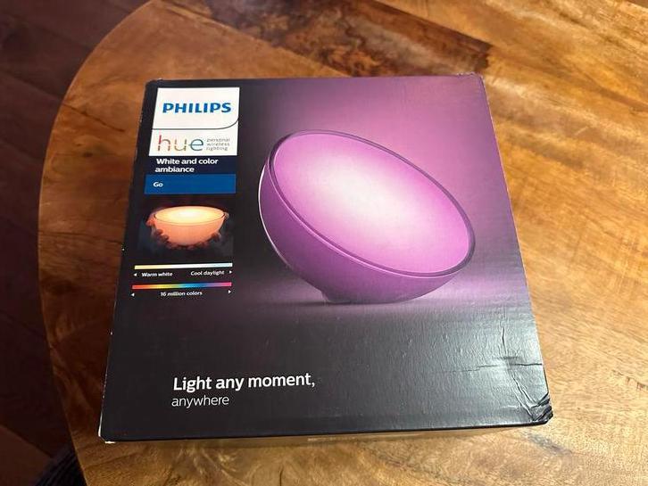 Philips Hue Go - Draagbare slimme lamp, Huis en Inrichting, Lampen | Overige, Zo goed als nieuw, Ophalen of Verzenden