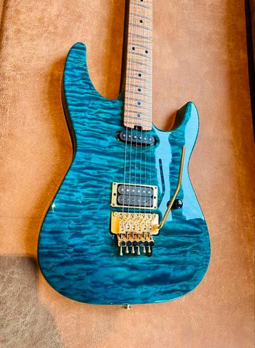 ESP Custom Shop Kamikaze 5A Quilt Maple 1-PIECE George Lynch beschikbaar voor biedingen