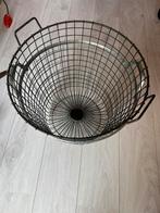 Metalen (opberg) manden, 1 gegalvaniseerd, Ophalen of Verzenden, Rond, Overige materialen