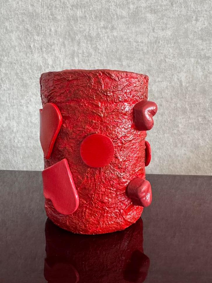 Handgemaakt Valentijnscadeau, Antiek en Kunst, Antiek | Vazen, Ophalen of Verzenden