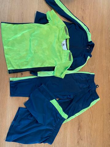 Sportkleding set Dutchy maat 116 + korte broek 110 beschikbaar voor biedingen