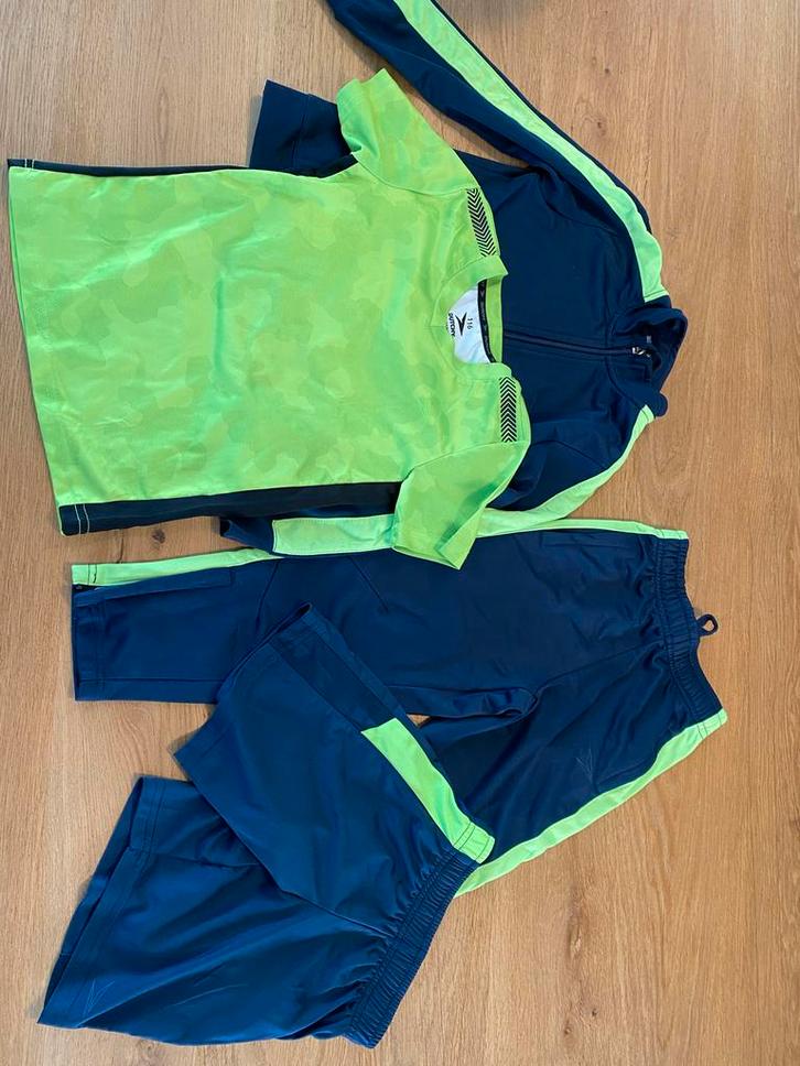 Sportkleding set Dutchy maat 116 + korte broek 110, Kinderen en Baby's, Kinderkleding | Overige, Gebruikt, Jongen of Meisje, Ophalen