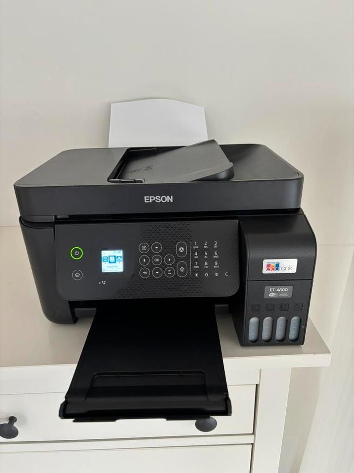 Epson ET-4800 kleur printen/scannen/kopiëren, Computers en Software, Printers, Nieuw, All-in-one, Inkjetprinter, Faxen, Kleur printen