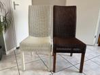 Lloyd Loom Stoelen - Riet & Rotan, Huis en Inrichting, Stoelen, Ophalen, Riet of Rotan, Gebruikt, Bruin