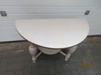 kleine site table - hal tafeltje halfrond, Huis en Inrichting, Tafels | Sidetables, Ophalen, Gebruikt, 50 tot 100 cm, Overige vormen
