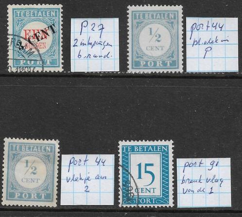 K608 plaatfouten ( op portzegels), Postzegels en Munten, Postzegels | Nederland, Ophalen of Verzenden