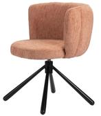 Shell Rotating Chair Musk – Draaibare Eetkamerstoelen, Overige kleuren, Japandi, Hotel Chique, Modern, Ophalen of Verzenden, Metaal
