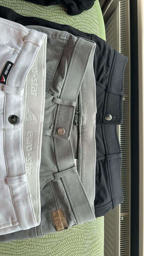 Witte rijbroek te koop Eurostar Monstar mt40, Dieren en Toebehoren, Paardrijkleding, Zo goed als nieuw, Onderkleding, Dressuur