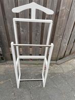 Witte Dressboy - Gebruikt, Goede Staat, Huis en Inrichting, Woonaccessoires | Kapstokken, Ophalen, Gebruikt, 100 tot 150 cm, Staande kapstok
